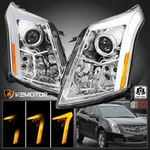 Fit 2010-2016 Cadillac Srx Switchback Sequential Led Drl Projector Headlights. Fixed Price $285.38.