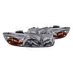 Headlight Set For Saturn SL1 2000-2002 Lh Rh Front Factory Halogen 114-00701R. Fixed Price $130.52.