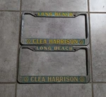 Rare Long Beach California Clea Harrison Volkswagen Vw License Plate Frame Metal. Fixed Price $799.99.