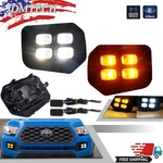 Fit 2016-2023 Toyota Tacoma SR5 4-EYES Drl Led Fog Lights Double Turn Signal. Fixed Price $42.99.