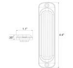 Buyers Products 8891910 Thin 4.5" Amber Vertical Led Strobe Light. Fixed Price $50.00.