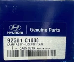 Hyundai Genuine Parts 92501-C1000 License Plate Lamp Assembly 2015-2017. Fixed Price $13.46.