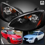 Fits 2002-2004 Altima Black Headlights Repalcement Lamp Left+right 03. Fixed Price $75.38.