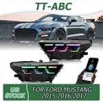 Rgb Led Projector Headlights Front 2015-2017 Ford Mustang W/ Dynamic. Fixed Price $659.00.