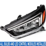 Black Left Driver Led Drl Headlight Assembly W/ Bulbs For Buick Encore 2017-2022. Fixed Price $100.99.