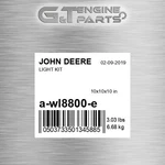 A-WL8800-E Light Kit Fits John Deere (new Aftermarket Open Box). Fixed Price $170.24.