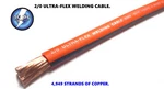 2/0 Awg Ultra Flex Welding Cable Rugged Jacket Orange 600V (20 Feet) Whip. Fixed Price $109.95.