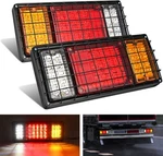2PCS Trailer Tail Kit 40 Led Running Brake Turn Signals Reverse Lights. Fixed Price $27.99.