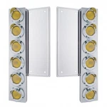 United Pacific 34586 Air Cleaner Bracket, Front, Stainless, For Freightliner P/u. Fixed Price $191.09.