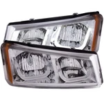 Anzo 111313 2006 Fits Chevrolet 03-20 Silverado 1500 Projector Headlights Chrome. Fixed Price $172.69.