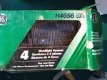 New General Electric Halogen High/low Sealed Beam Headlight Bulb H4656. Fixed Price $10.50.