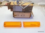 Nos Mopar 1972 Chrysler Newport Ny Amber Park Lite Lens Pair 3514274 3514275. Fixed Price $99.00.