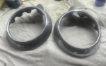 61 62 63 Ford Thunderbird Rear Bumper Q Tail Lights Chrome Bezels Oem Ruff. Fixed Price $75.00.