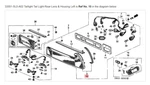 Honda Acura Genuine Oem Nsx Light-rear-lens & Housing Left. Fixed Price $748.88.