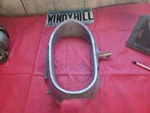 1957 Lincoln Premiere Passenger Side Headlight Door Bezel. Fixed Price $89.99.