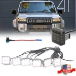 6PCS Smoke White Led Front Grill Lighting Kit For Toyota 2024+ Land Cruiser J250. Fixed Price $39.99.