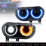 Rgb Vland Headlights For 2008-2014 Dodge Challenger R/t Se Sxt Srt Front Lamps. Fixed Price $424.99.