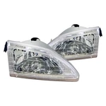 Headlight Set Ford Mustang 1997 Lh Rh Front Factory Halogen 114-00260BL. Fixed Price $76.01.