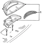 Genuine Ford High Mount Lamp F6DZ-13A613-D. Fixed Price $15.07.
