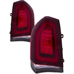 Led Tail Lights Black Trim Set For 2015-2023 Chrysler 300 4DR. Fixed Price $213.94.