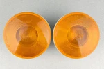 Pair Of Nos Truck-lite 4" Round Amber Super Turn Park Tail Light Lamp 40242Y. Fixed Price $19.95.