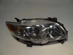 Passenger Right Headlight Without Black Trim Fits 09-10 Corolla 302096. Fixed Price $174.99.