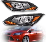 Ford Focus 2012 2013 2014 Headlights Assembly Left Right Side Black. Fixed Price $75.19.