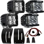 Rigid Cowl Mount Side Shooter D-ss Pro Led Lights Kit For Jeep Wrangler Jl. Fixed Price $1039.97.
