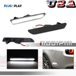 Smoked Led Rear Bumper White Side Marker Lights Lamps Ford Mustang 2010-2014. Fixed Price $19.99.