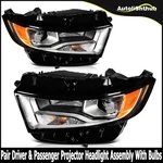 Pair Left & Right Projector Headlights Assembly W/ Bulbs Ford Edge 2015-2018. Fixed Price $250.99.