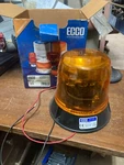 New! Ecco 5813A Mount Rotating Beacon No Bolts 5800 Series. Fixed Price $55.00.