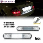 Pair Led License Plate Tag Lights For 1992-1997 Mercedes-benz W201 E-class. Fixed Price $13.99.