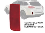 Rear Bumper Reflector 2010 11 12 13 14 Subaru Outback Driver Side 84281AJ01A. Fixed Price $16.31.