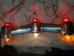 Life Lite Wing Taillight Yankee 975 SAE-63, 6-LIGHT, Polished, 21", Car, Rat Rod. Fixed Price $579.99.