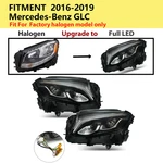 Halogen Upgrade To Led Headlight For 2016-2019 Mercedes Benz GLC300 GLC43 X253. Fixed Price $569.99.