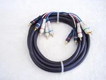 5 Color Plugs Each End 3 Video 2 Sound Cord Is 10' Long. Fixed Price $14.95.