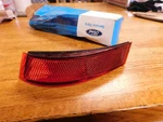 Nos 1985 1986 Mercury Cougar Passenger Side Rear Taillight Lens Reflector Assemb. Fixed Price $39.99.