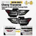 Upgrade To Led Redline Style Tail Lights For 2018-2021 Chevy Traverse Lh+rh 4PCS. Fixed Price $321.99.