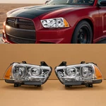 For 2011-2014 Dodge Charger Headlights Halogen Pair Headlamps Lh&rh 11-14 Chrome. Fixed Price $72.99.