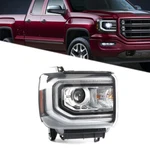 For Gmc Sierra 1500 2016-2018 Led Drl Projector Headlight Hid/xenon Passenger. Fixed Price $108.13.