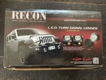New Recon 264134BK Round Front Led Turn Signals For 07-18 Jeep Wrangler Jk. Fixed Price $179.00.