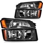 Headlight Assembly Set For Chevrolet Avalanche 1500 5.3L 8.1L 2002-2006 Halogen. Fixed Price $85.99.