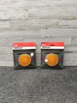 New Lot Of 2 Grote 40053-5 Carquest Amber Stick On Reflector. Fixed Price $15.00.