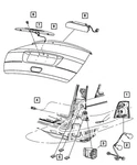 Genuine Mopar Lift-gate Lamp UP45ZZZAB. Fixed Price $74.51.