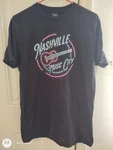 Nashville Tennessee Music City Shirt Medium Neon Lights Guitar Soft. Fixed Price $9.95.