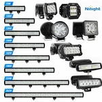 Nilight 12" 17" 20" 25" 31" 36" 39" Led Bar Spot Flood Offroad For Jeep. Fixed Price $35.99.