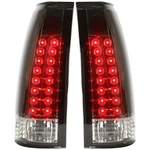Fits 88-98 Chevy Silverado Tahoe Gmc C/k 1500-3500 Smoke/black Led Tail Lights. Fixed Price $83.64.