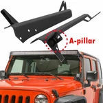52" Led Light Bar A-pillar Windshield Mount Bracket For Jeep Wrangler Tj 97-06. Fixed Price $59.99.