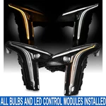 Pair/set Full Led Drl Projector Headlights W/ Bulbs For Cadillac XT4 2019-2023. Fixed Price $669.99.