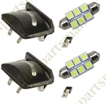 2X License Plate Light + 36MM Led White Bulb 1983-1993 For Volvo 240 244 740. Fixed Price $34.27.